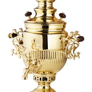 سماور تزیینی مرجان طرح پیچک – 4 لیتری